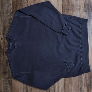 McKenzie Tribe Long Sleeve Crew Neck Sweatshirt Size Medium Made in Italy Purple